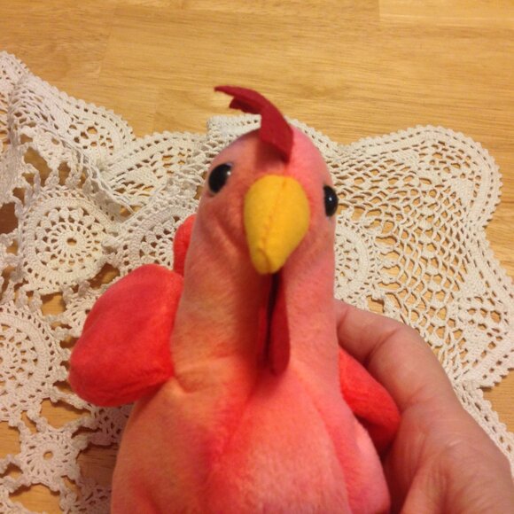 Ty Beanie Baby Strut The Rooster 🐓 DOB March 8, 1996 - Picture 2 of 9